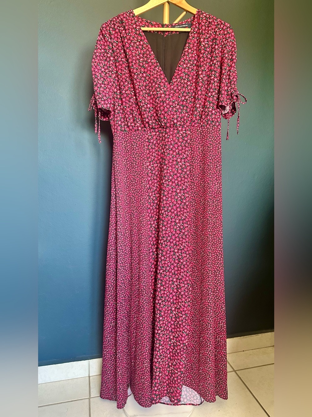 French Connection Aubine Fluid Floral Maxi Dress